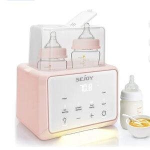 Sejoy Pink Baby Bottle Warmer and Sterilizer